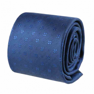 Elegantná kravata parížska modrá ORSI BUSSINES TIES 7 cm