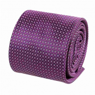 Elegantná fialová kravata 7 cm ORSI BUSSINES mikrovlákno