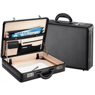D&N Kožený diplomatický kufrík  45x35x11 cm 2632