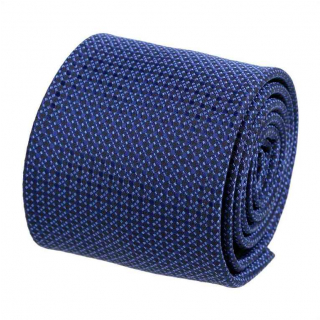 Elegantná modrá kravata ORSI BUSINESS TIES 7 cm