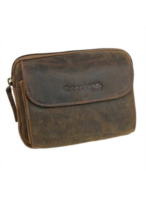 Bezpečnostná kožená taška na opasok GREENLAND RFID - All4Men.sk