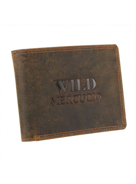 Pánska peňaženka z brúsenej kože MERCUCIO, 8 kariet - All4Men.sk