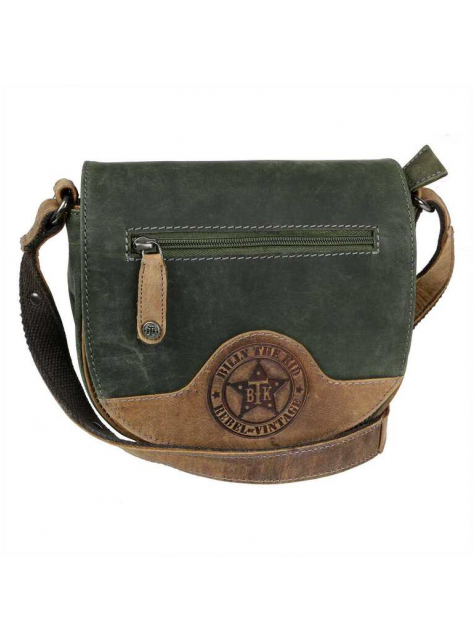  GREENBURRY Luxusná kožená kabelka - olivovo-zelená - All4Men.sk