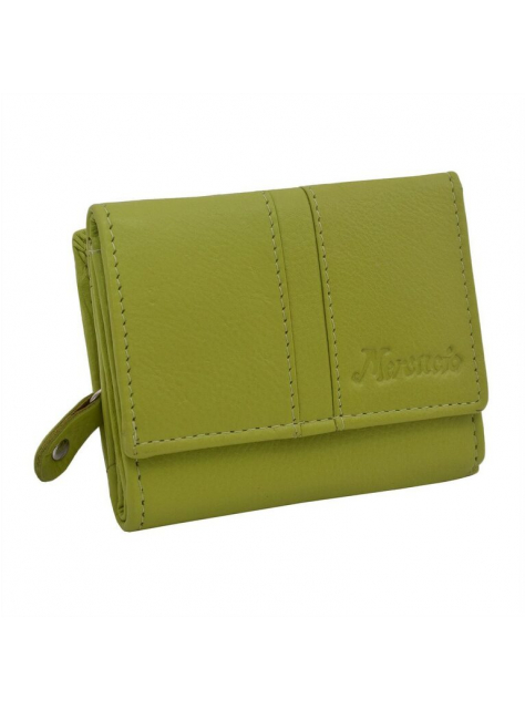 Dámska peňaženka limetková zelená z nappa kože MERCUCIO  - All4Men.sk